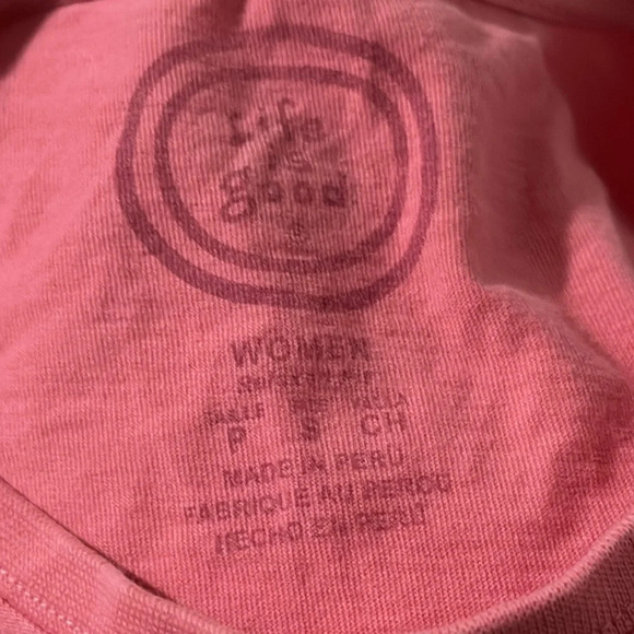 women's relaxed fit Life Is Good swimming tshirt size small - Picture 3 of 4